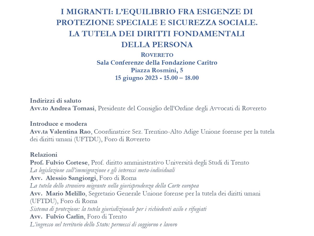 Tra protezione speciale e sicurezza sociale